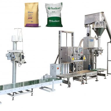 Avtomatik 25 kq toz materialı çəkən doldurma torbalama maşını