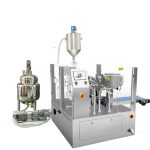 Maye və pasta üçün pistion doldurucu ilə avtomatik əvvəlcədən hazırlanmış çanta doldurma möhürü qablaşdırması