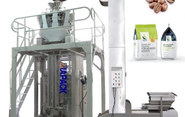 Qəhvə lobya və toz üçün doldurma qablaşdırma maşını formalaşdıran avtomatik dördlü çanta