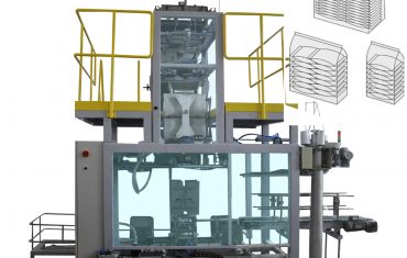 Yumşaq torbaların yığılması üçün avtomatik qablaşdırma xətti