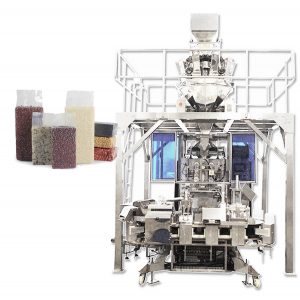 Taxıl üçün doldurma qablaşdırma maşını təşkil edən avtomatik kərpic tipli vakuum torbası