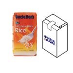 Taxıl üçün üst etiketli düz dibli çanta