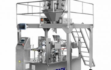 əvvəldən hazırlanmış çanta qidası qranulla dolama mühürleme qablaşdırma maşını