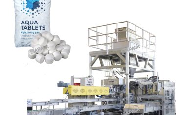 25-50 kq ağırlığında duz tabletləri doldurma torbalama maşını